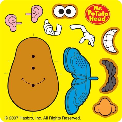 Mr. Potato Head Craft Printables