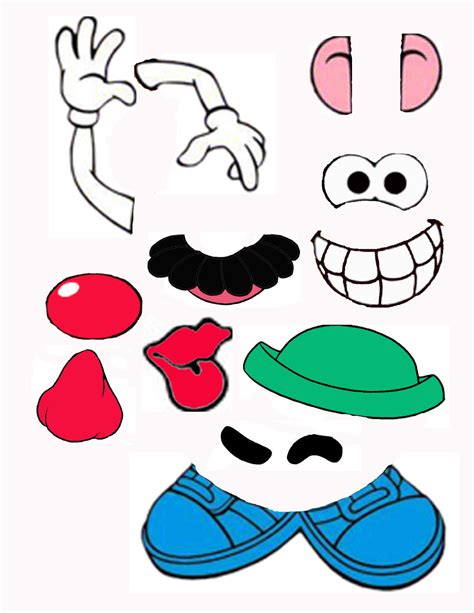 Gallery of Mr. Potato Head Printables