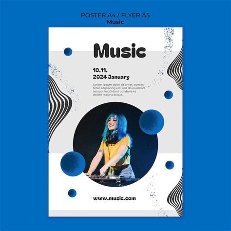 Music Template Design