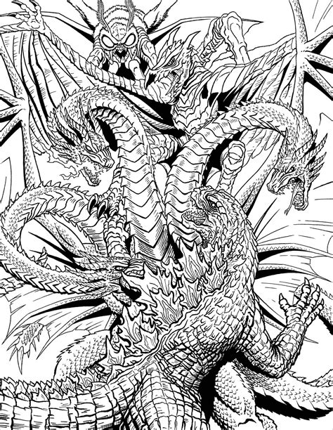 Mythical Monster Coloring Page