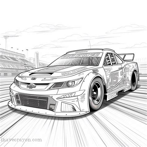 Benefits of NASCAR coloring pages