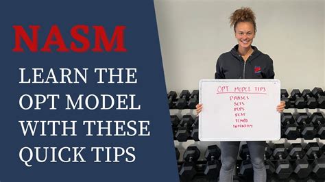 NASM Opt Workout Tips