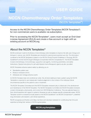 NCCN Chemotherapy Order Templates Image 5