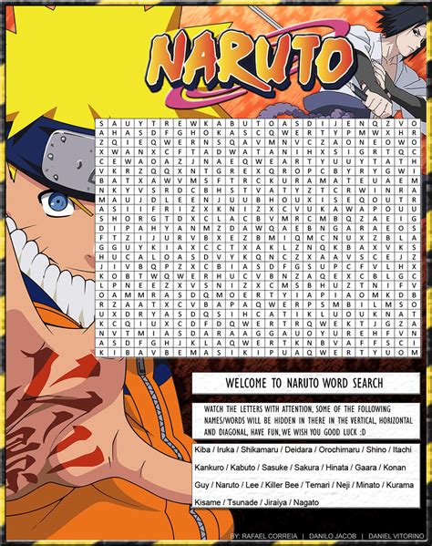 Naruto Word Search