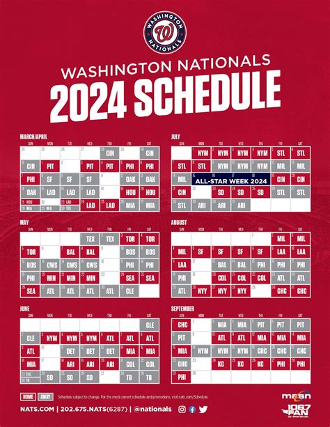 Nationals Schedule Tips Image 1