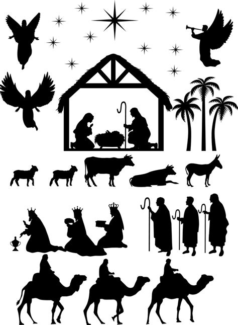 Nativity Silhouette 10