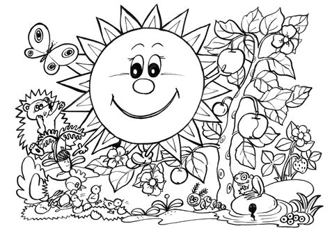 Nature Coloring Pages