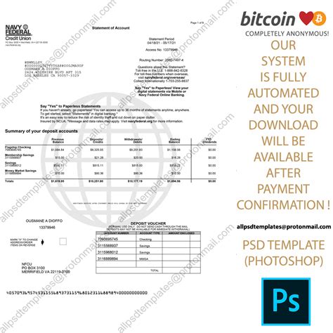 Navy Federal Financial Templates