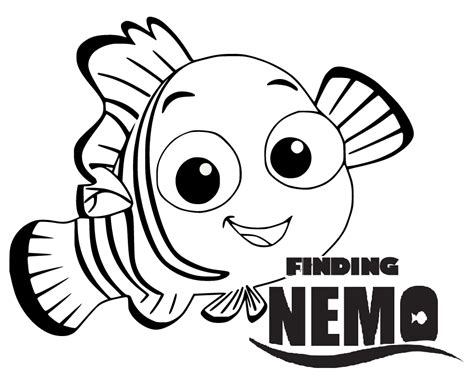 Nemo coloring page 1