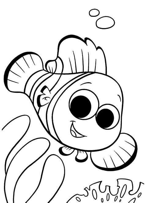 Nemo coloring pages for different ages