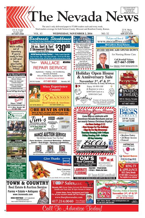 Nevada Daily Mail Business