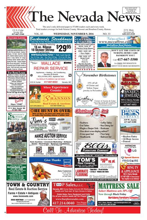 Nevada Daily Mail Events