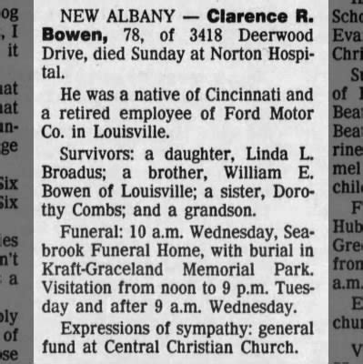 New Albany Obituary Archives