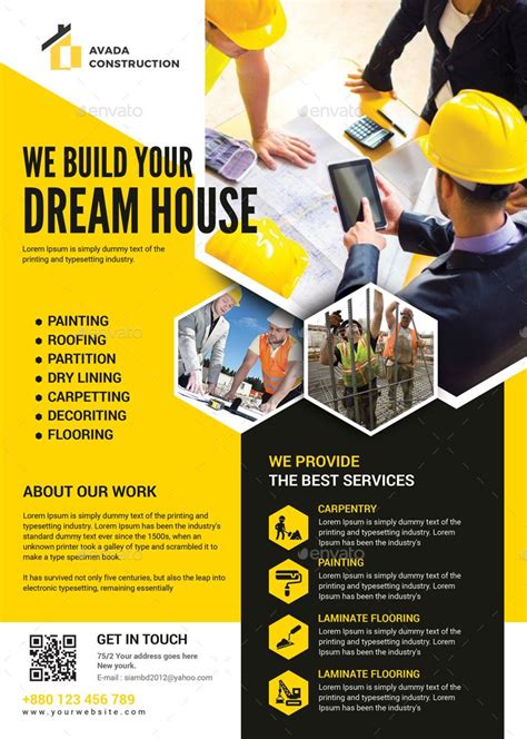 New Construction Flyer Design Example