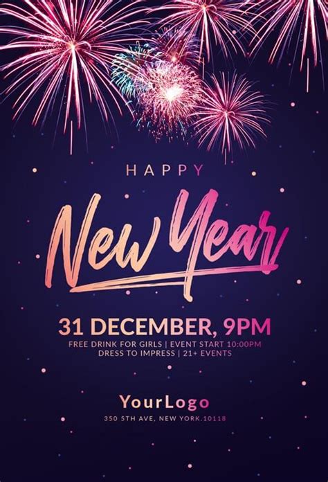 New Year Flyer Template 10