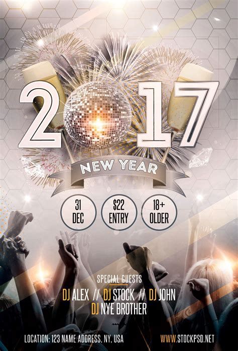 New Year Flyer Template 7