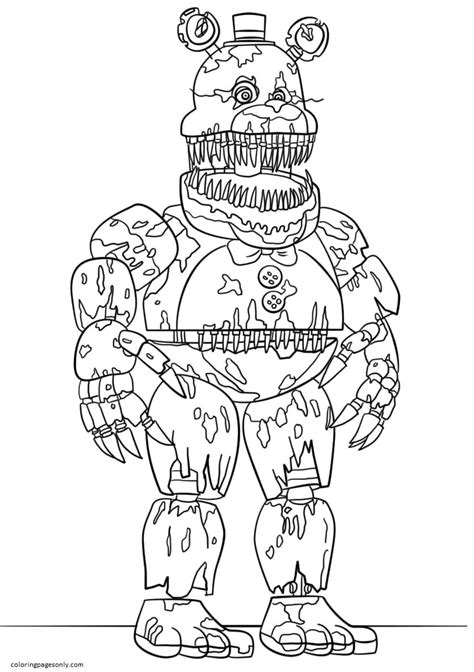 Nightmare Coloring Pages