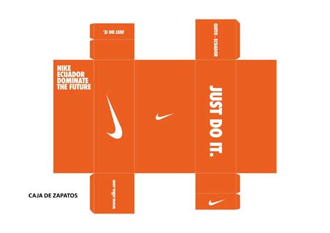 Nike Shoe Box Label Template Design