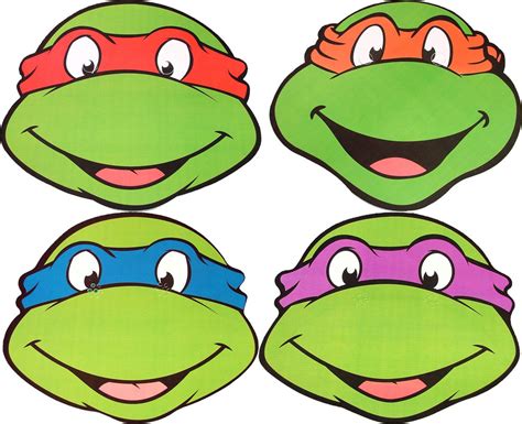 Ninja Turtle Face Printable Template 10