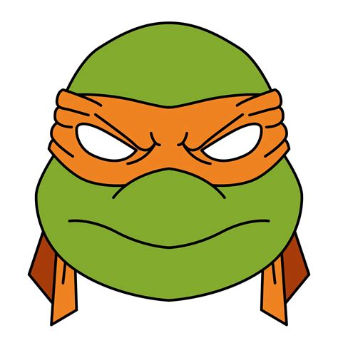 Ninja Turtle Face Printable Template 2