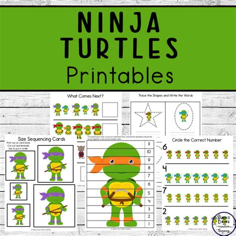 Ninja Turtle Printable Creation