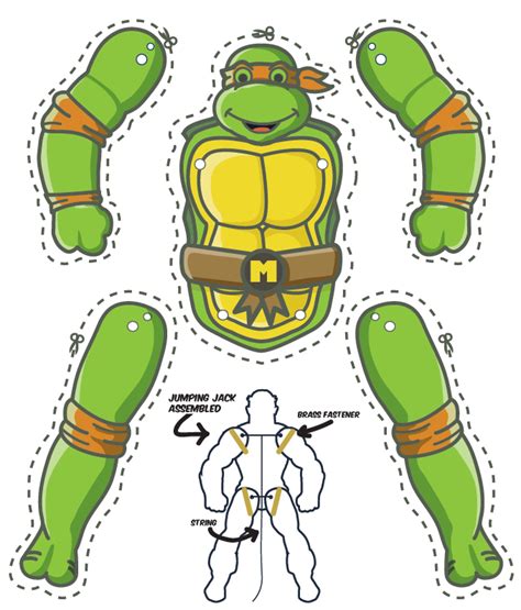 Ninja Turtles Printable Crafts