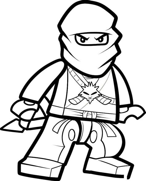 Ninjago coloring pages for different ages