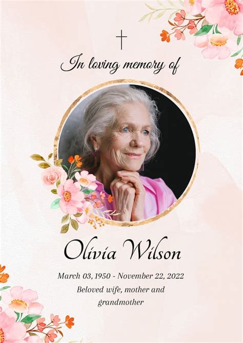 Obituary Design