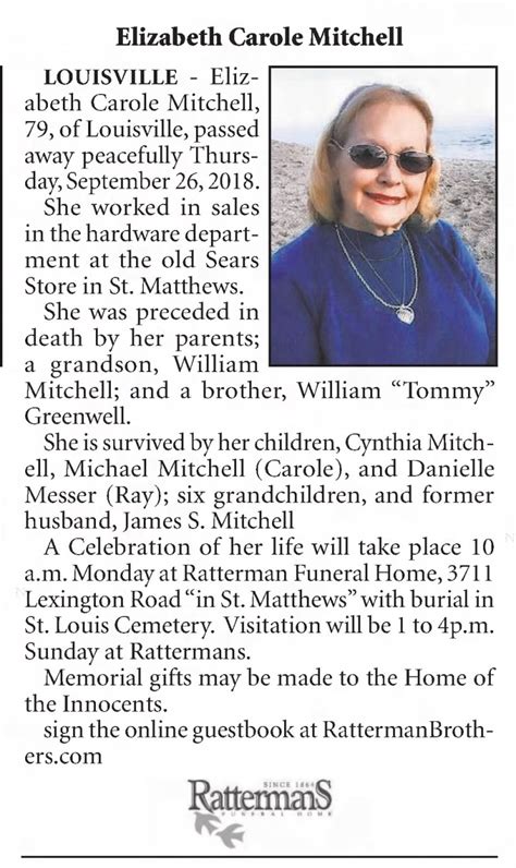 Obituary Display