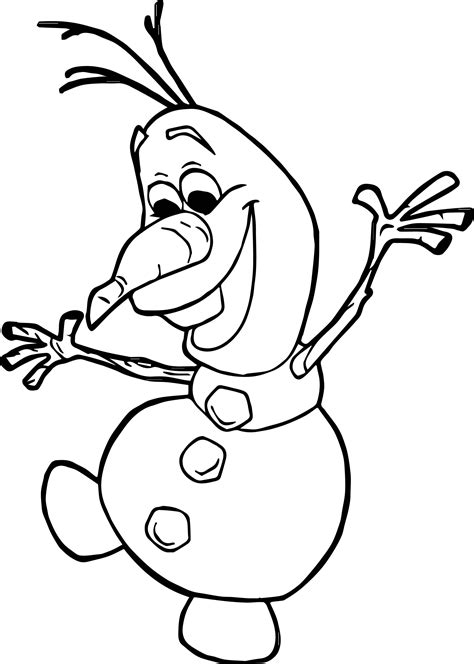 Olaf Coloring Pages Image 6