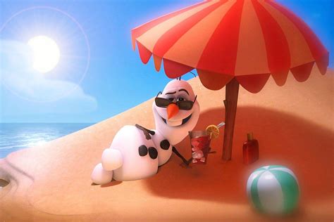 Olaf Enjoying Summer