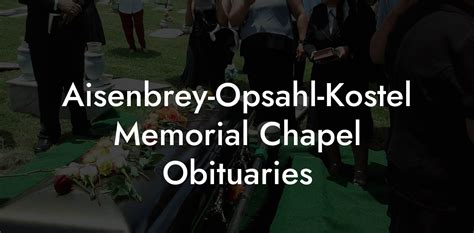 Opsahl-Kostel Obituaries