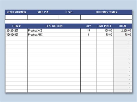 Order Sheet Template Excel Benefits