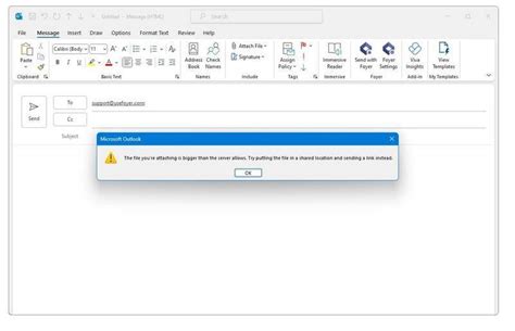 Outlook Attachment Limits Image 9