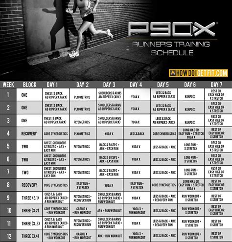 P90X Schedule