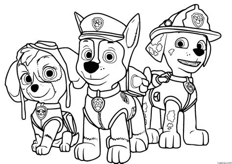 Paw Patrol Adventures Coloring Pages