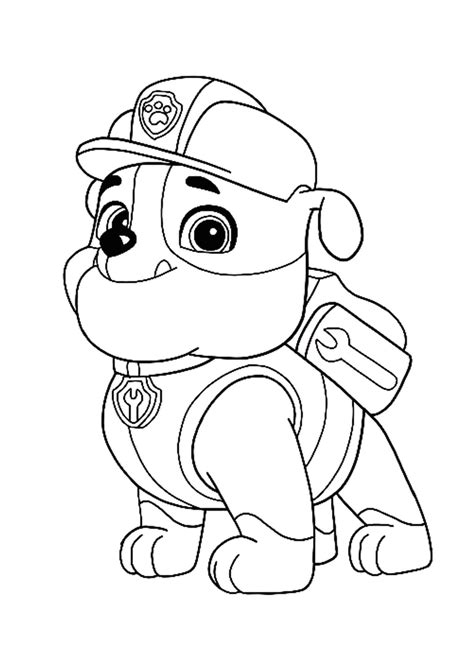 Paw Patrol Characters Coloring Pages