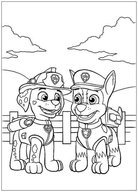 Paw Patrol Coloring Pages