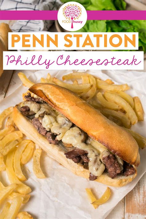 Description of Penn Station Philly Cheesesteak