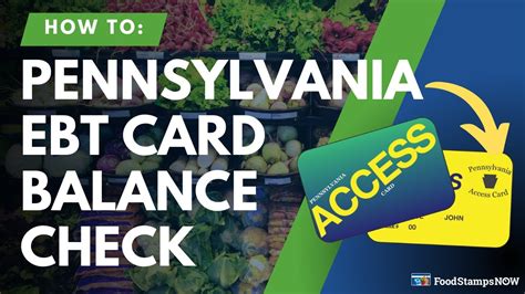 Pennsylvania EBT Program Details