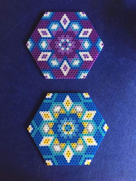 Perler Bead Geometric Designs