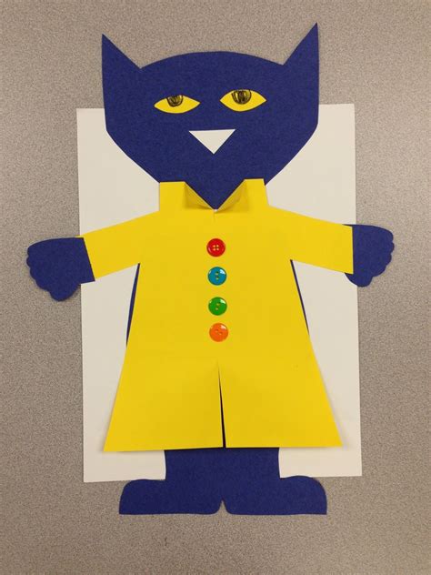 Pete the Cat Craft Template Free Download