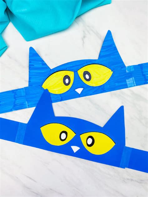 Pete the Cat Headband Template for Adults