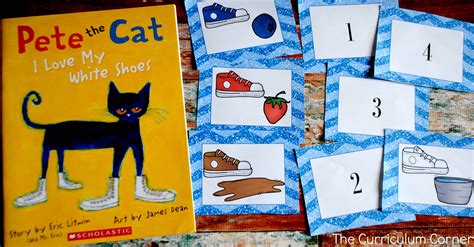 Pete the Cat White Shoes Printable Resources