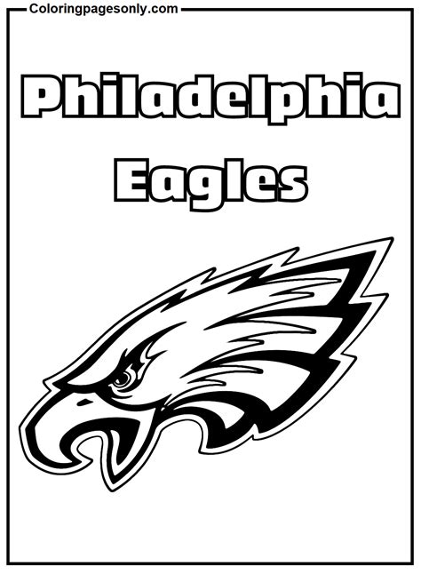 Philadelphia Eagles Coloring Pages Printable