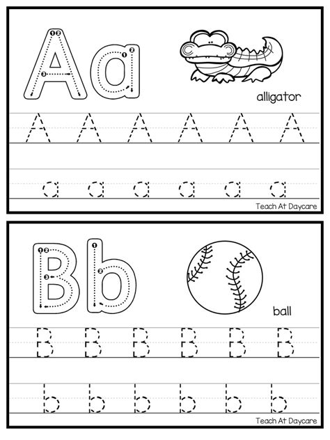 Phonics Tracing Worksheets