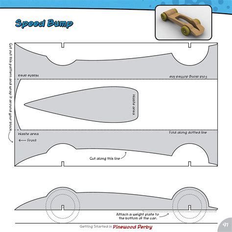 Pinewood Derby Cut Out Templates