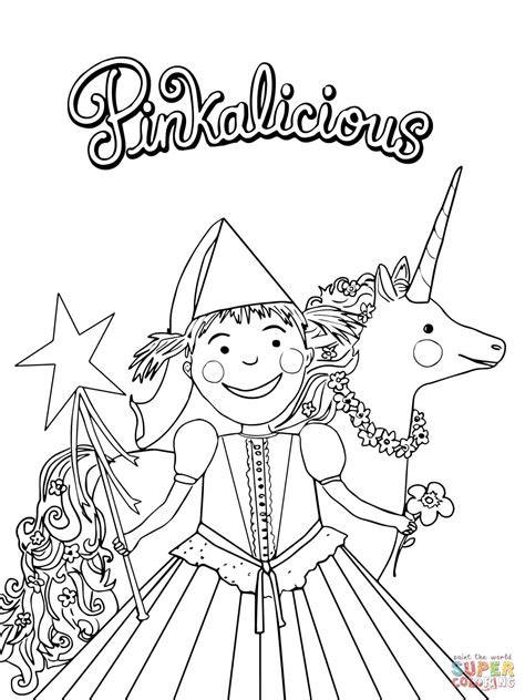 Pinkalicious coloring pages printable fun