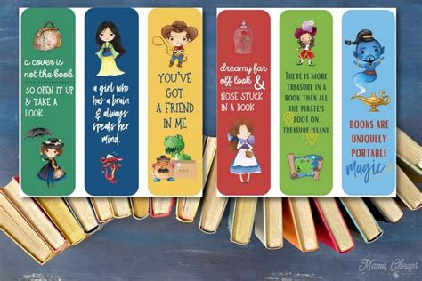 Pixar Disney Bookmarks