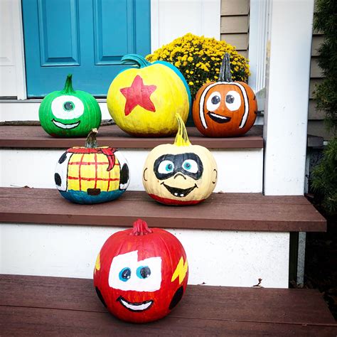 Pixar Pumpkin Designs